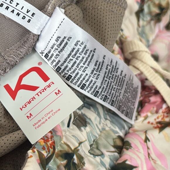 Kari Traa Ruth Skirt in peach floral NWT M - Picture 5 of 5